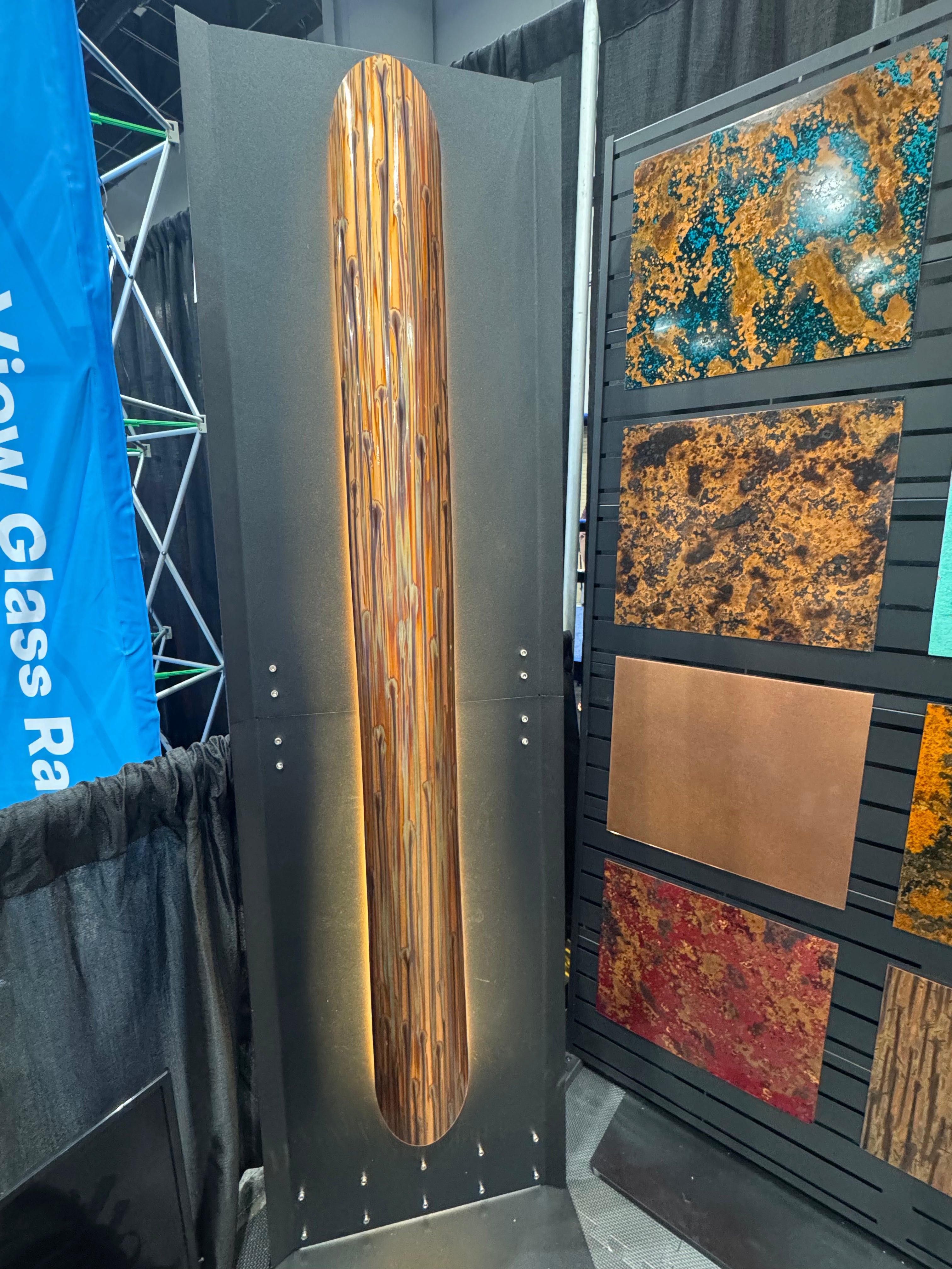 Architectural Copper Wall Light – Backlit Sconce