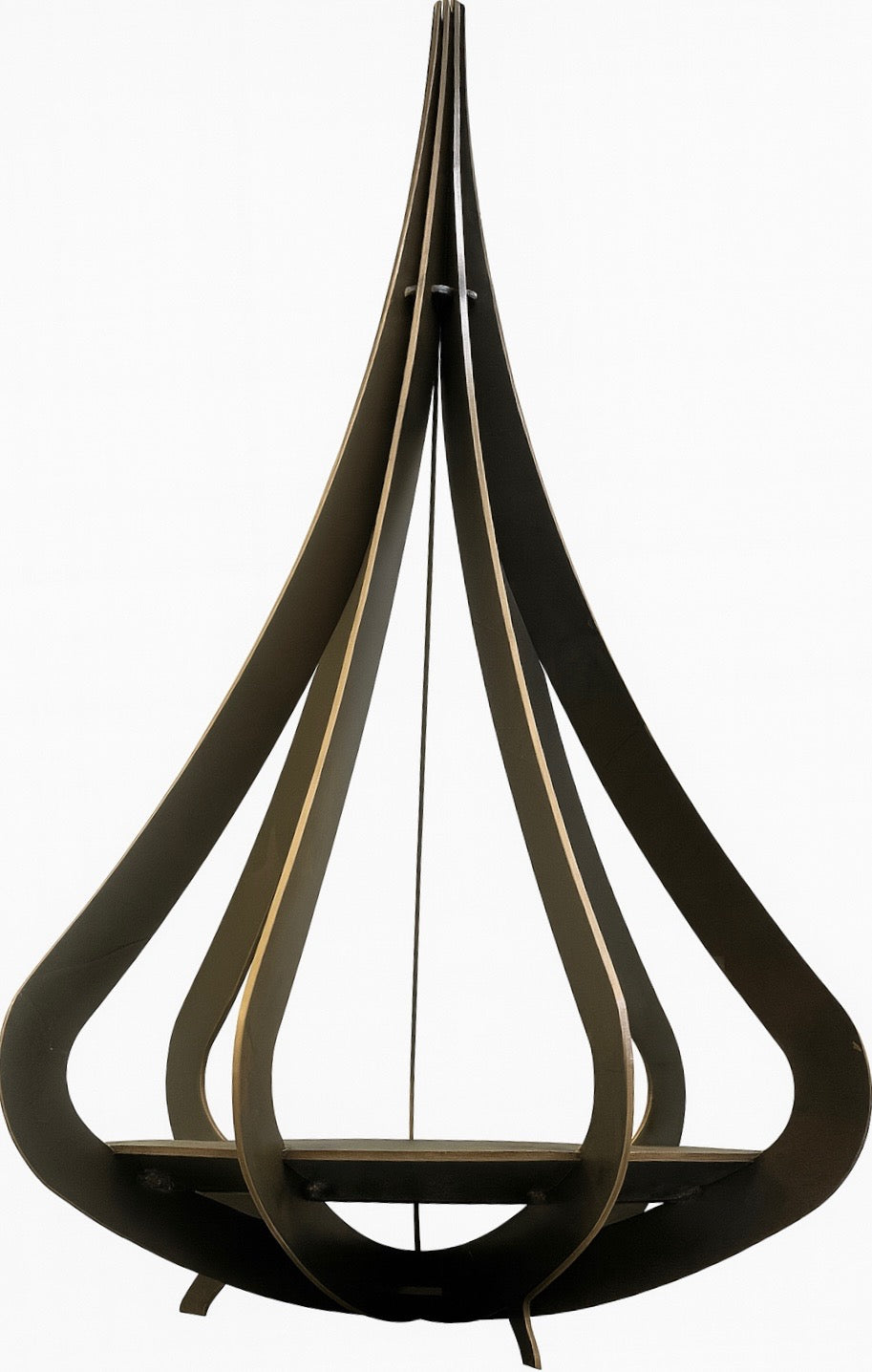 Premium Steel Modern Fire Pit - Fully Built  | Wood-burning or Gas Option | Unique Outdoor Fireplace | Custom Sizes Available | Made in USA