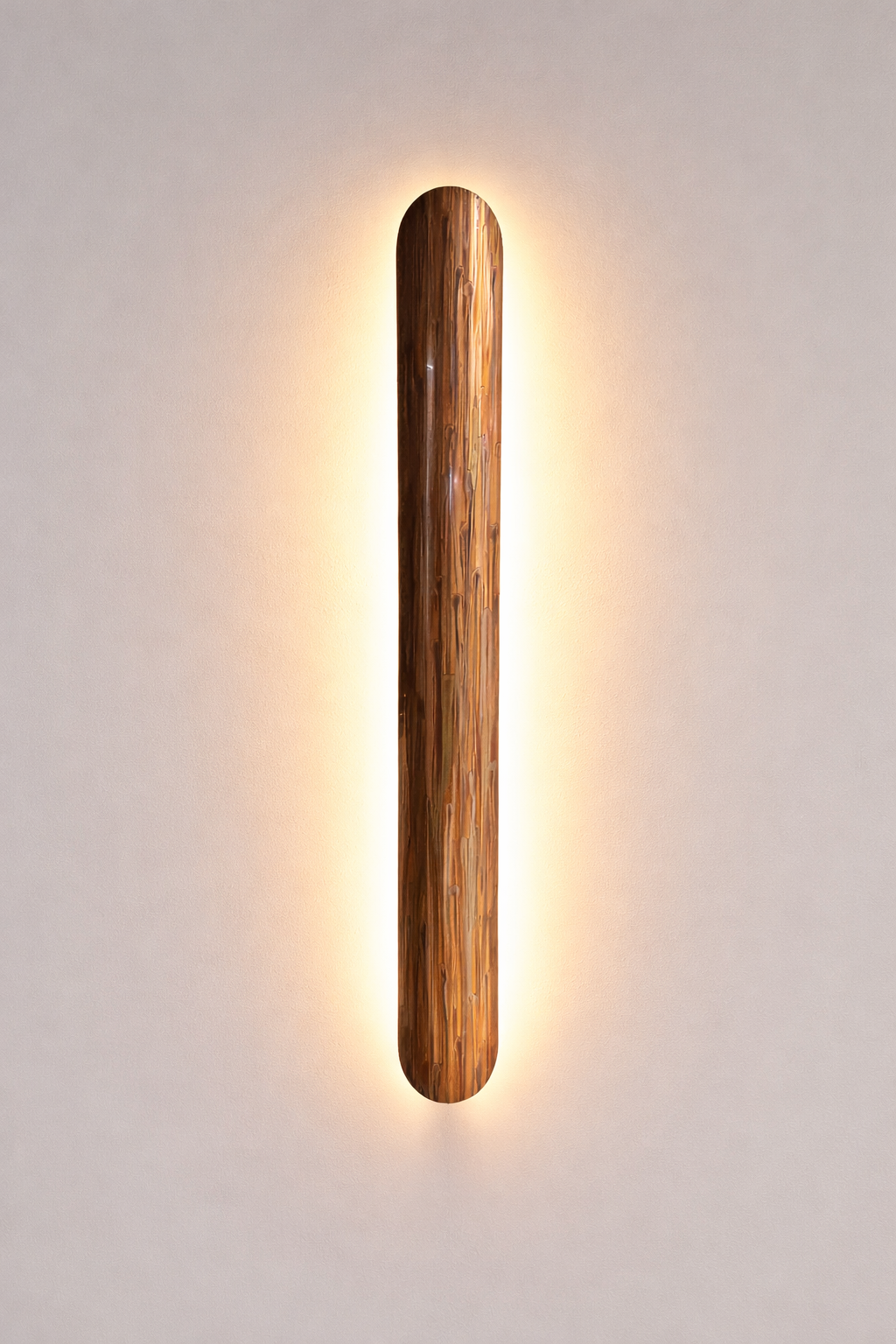 Architectural Copper Wall Light – Backlit Sconce