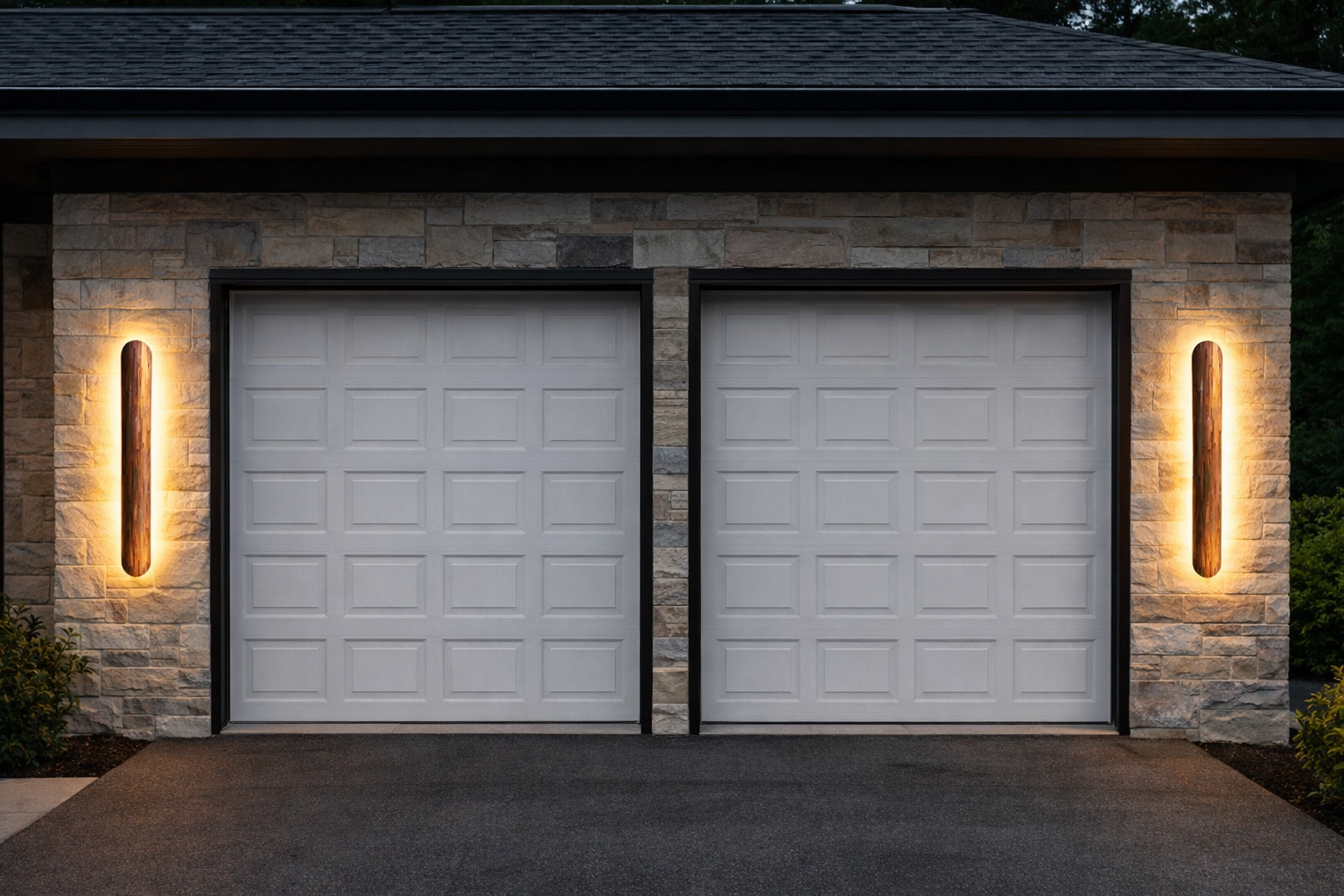 Architectural Copper Wall Light – Backlit Sconce
